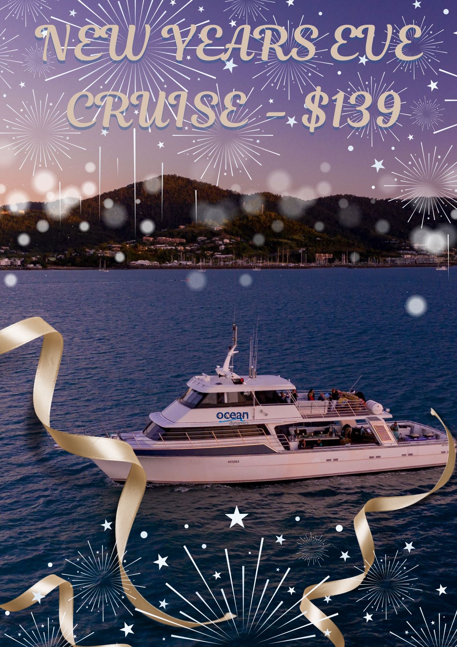 Airlie Beach NYE 3 Hour Cruise